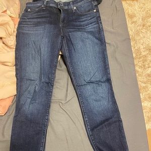 hudson jeans midrise tally skinny cropped